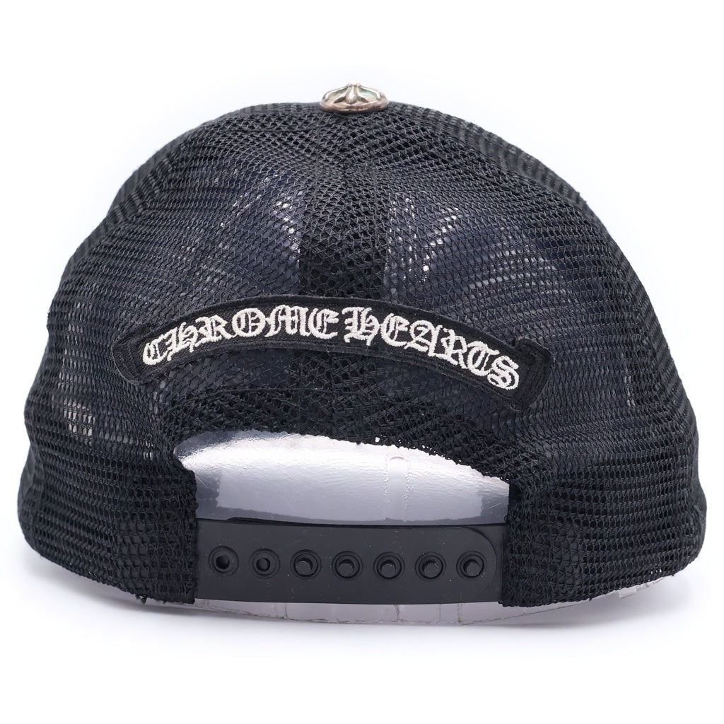 CHROME HEARTS(クロムハーツ) ×MATTY BOY CHOMPER TRUCKER CAP マッティボーイ チョンパー ロゴ刺繍 メッシュ トラッカーキャップ 帽子 ブラック