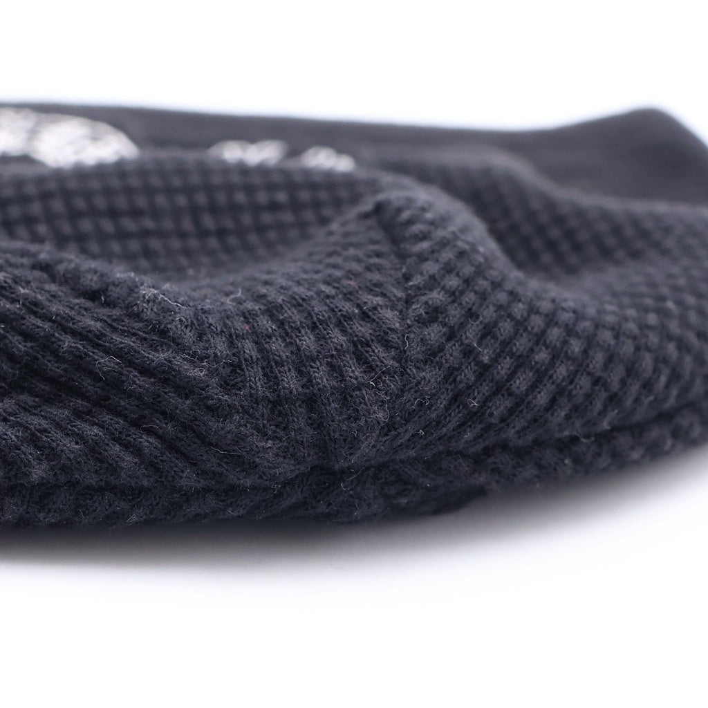 CHROME HEARTS(クロムハーツ) HORSESHOE THERMAL BEANIE ホースシュー CHプラス 刺繍 サーマルニットビーニー 帽子 ブラック