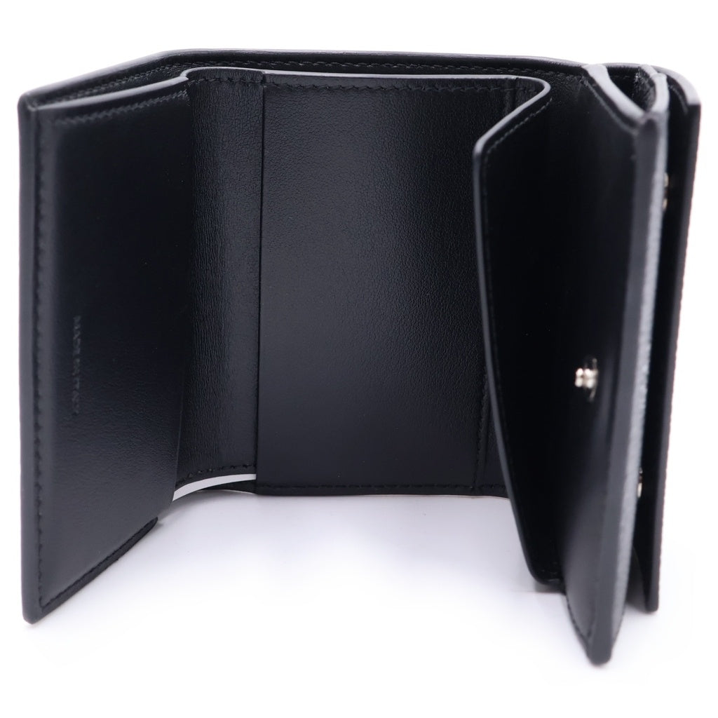 CELINE(セリーヌ) フォールデッド コンパクトウォレット 3つ折り財布 ブラック 10E603 レディース