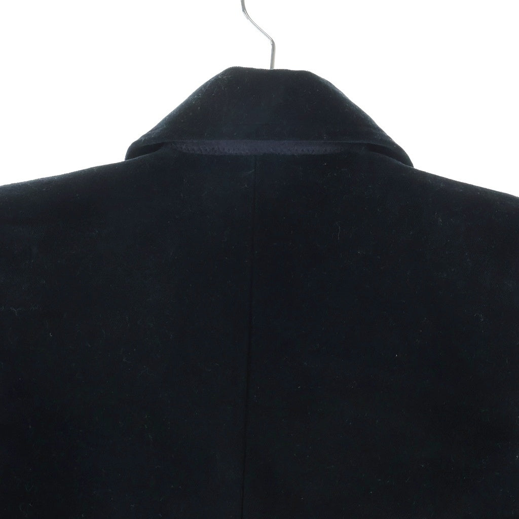 VETEMENTS(ヴェトモン) 16AW Velvet Blazer tailored jacket ヴェルデッド ブレザー テーラードジャケット ブラック WF17JA1