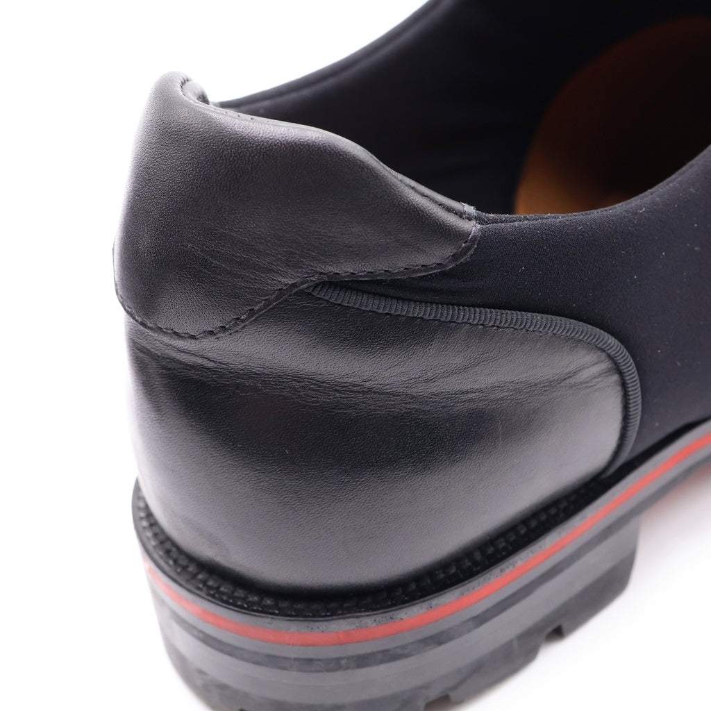 CHRISTIAN LOUBOUTIN(クリスチャンルブタン) ダブルモンクストラップ ローカットレザーシューズ ブラック