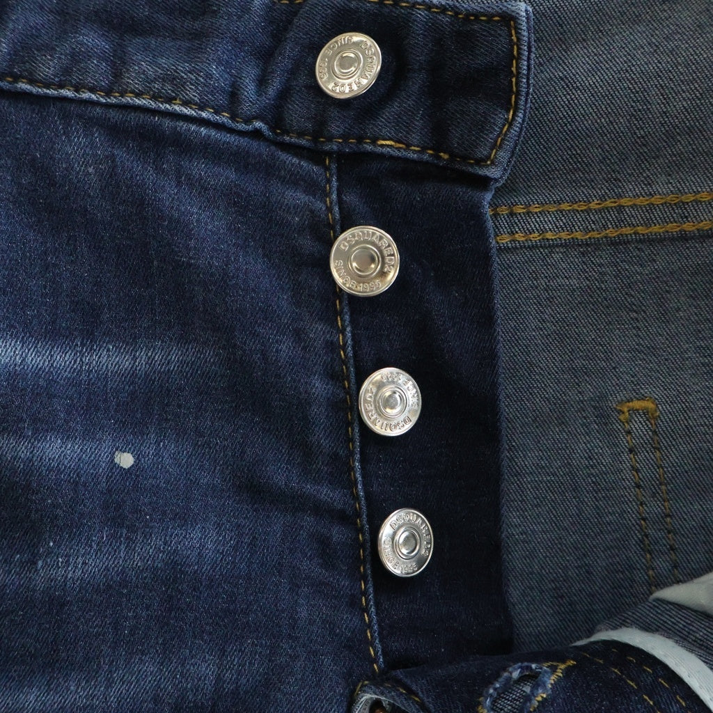 DSQUARED2(ディースクエアード) 20AW SKATER JEAN S71LB0838 スケータージーンズ ダメージ加工デニム インディゴ S71LB0838
