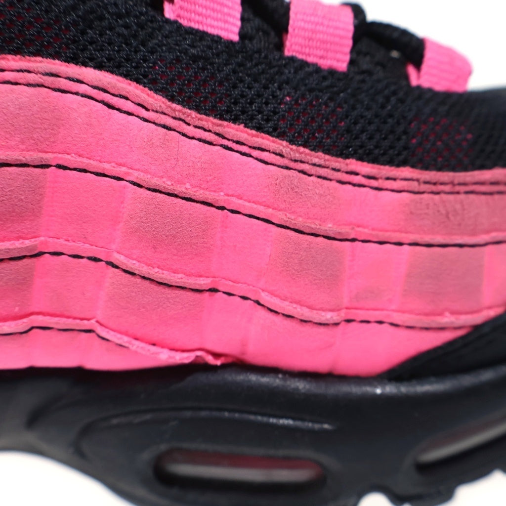 NIKE(ナイキ) Air Max 95 エアマックス95 ミッドカットスニーカー ブラック/ピンク US10/28CM CU1930-066