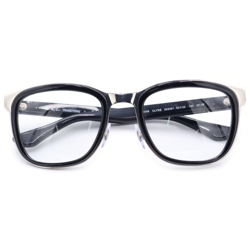 Ray Ban(レイバン) CLYDE TRANSTIONS 調光レンズ サングラス メガネ アイウェア 53□22 140 ブラック/シルバー RB3709