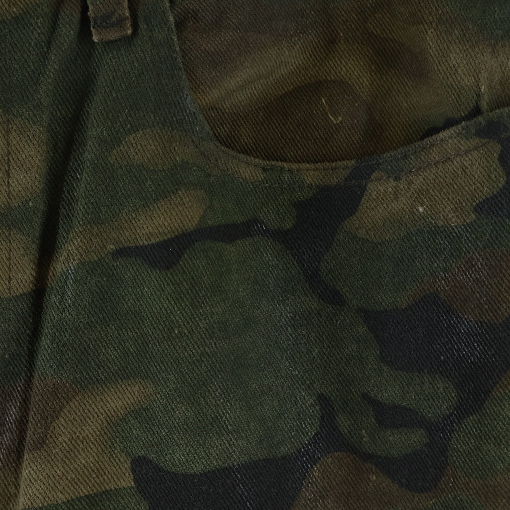 BREATH(ブレス) 25AWCOATING BIKER CAMO PANTデニムパンツ カーキ BR25AW P1006