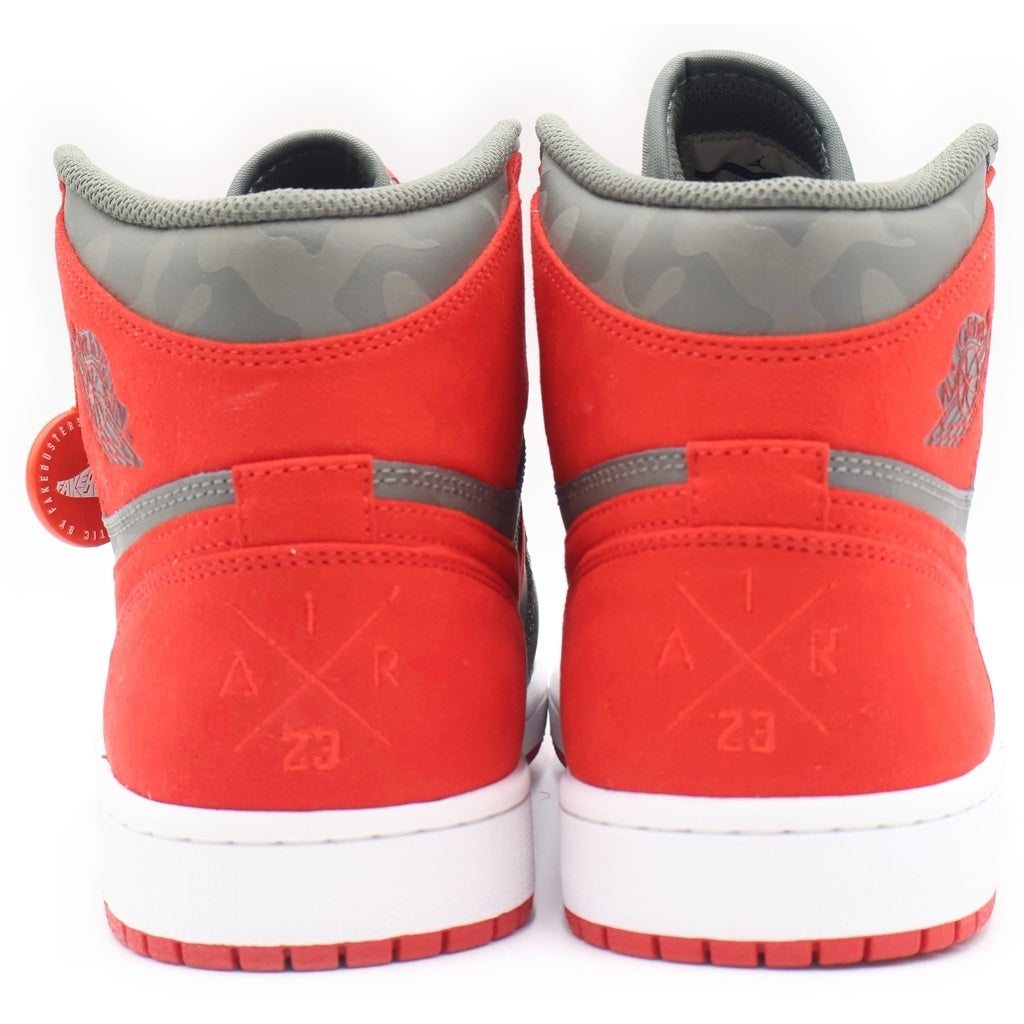 NIKE(ナイキ) Air Jordan 1 Retro High Camo 3M Bred AA3993 032 エアジョーダン1 レトロ ハイ カモ スリーエム ブレッド ローカットスニーカー グレー/レッド US10/28cm