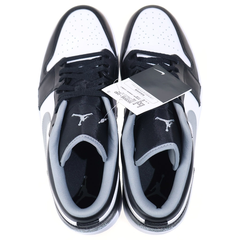 NIKE(ナイキ) Air Jordan 1 Low Grey/Black エアジョーダン1 ロー グレー/ブラック ローカットスニーカー US12/30cm ブラック 553558 040