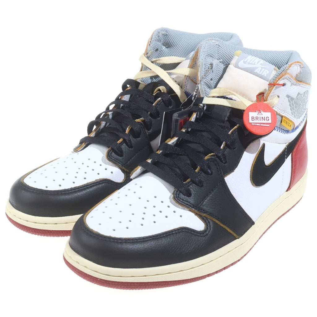 NIKE(ナイキ) ×UNION AIR JORDAN 1 RETRO HI NRG BV1300-106 ユニオン エアジョーダン1 ハイカットスニーカー レッド US11/29cm