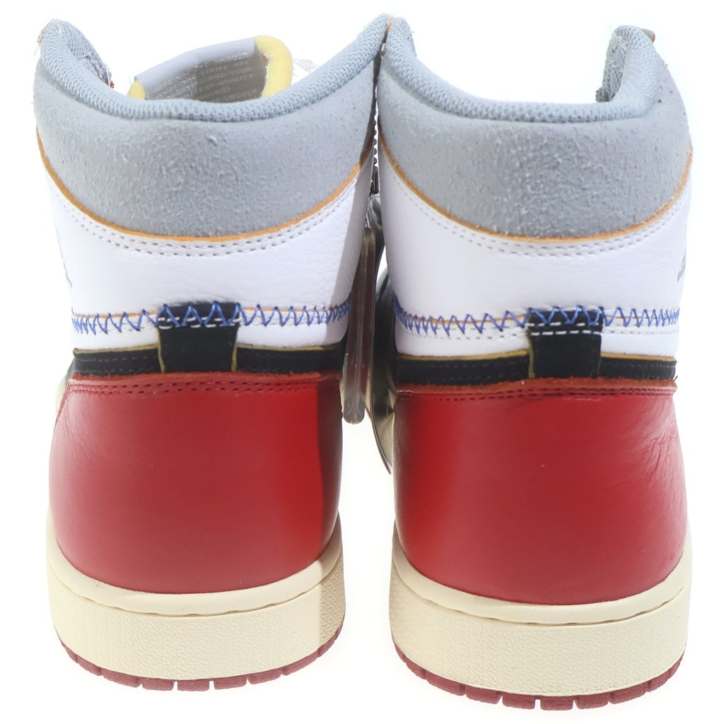 NIKE(ナイキ) ×UNION AIR JORDAN 1 RETRO HI NRG BV1300-106 ユニオン エアジョーダン1 ハイカットスニーカー レッド US11/29cm