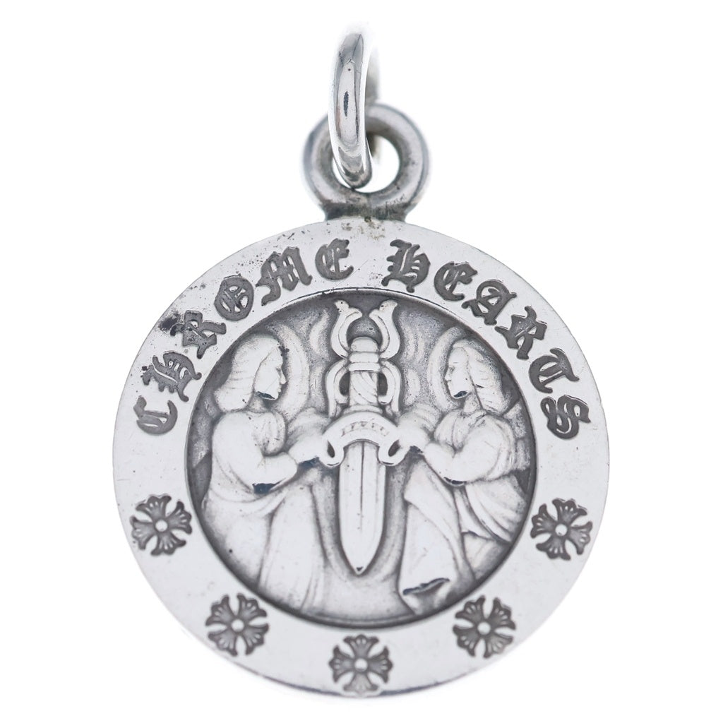 CHROME HEARTS(クロムハーツ) CHRM ANGL MDL V2 エンジェルメダルチャーム ペンダントトップ シルバーBCA229