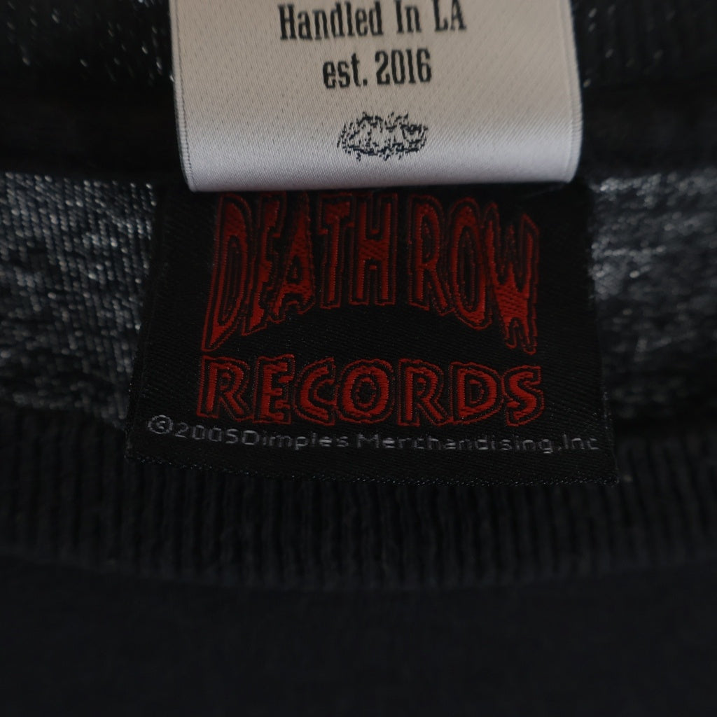 VINTAGE(ヴィンテージ) 00SS DEATH ROW RECOEDS 2PAC SUGE KNIGHT SNOOP DOGG DR.DRE PORTRAIT TEE デス ロー レコード 2パック シュグナイト スヌープドック ドクタードレ 半袖Tシャツ