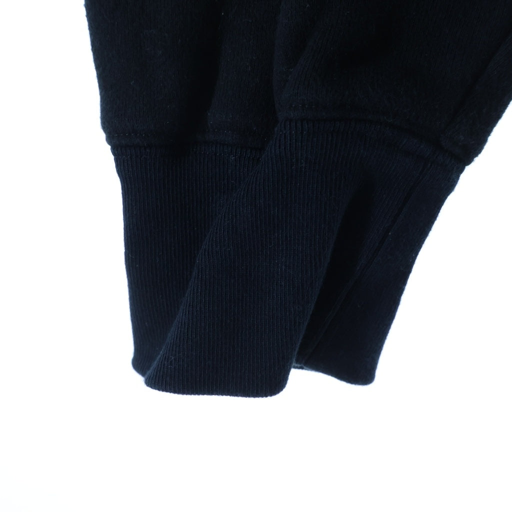 MONCLER(モンクレール) MAGLIA GIROCOLLO ナイロン切替 クルーネックスウェットトレーナー ブラック D209U8000950