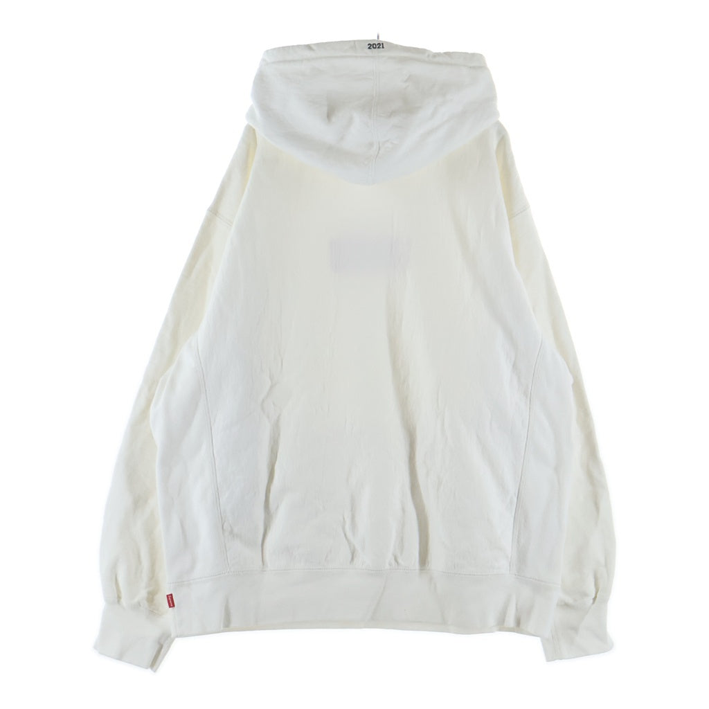 SUPREME(シュプリーム) 21AW Box Logo Hooded Sweatshirt ボックスロゴ プルオーバースウェットパーカー フーディー ホワイト