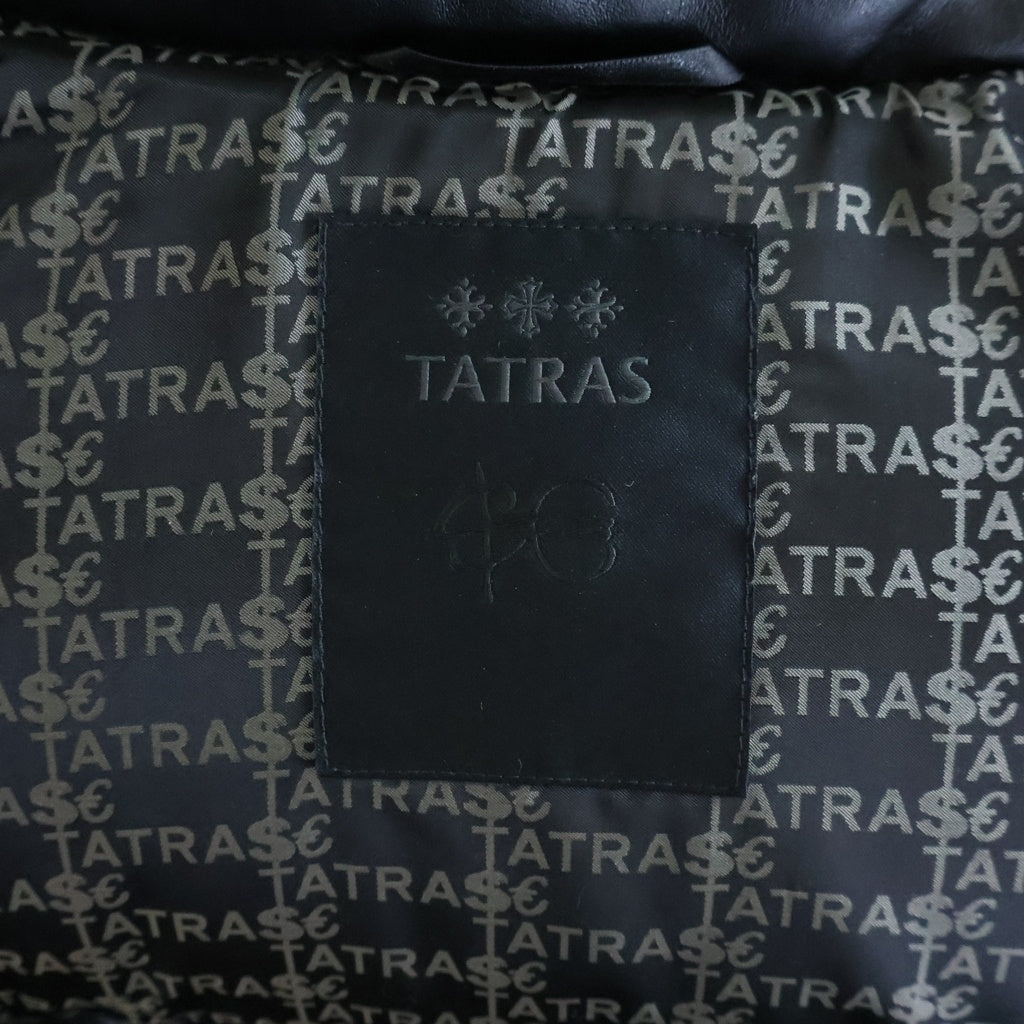 TATRAS(タトラス) × Sfera Ebbasta ナイロン ボンバーダウンベスト ブラック MTSF22S4818