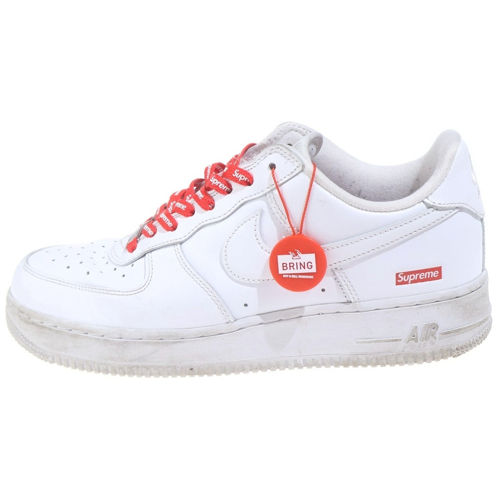 NIKE(ナイキ) ×SUPREME AIR FORCE 1 LOW シュプリーム エア フォース 1 ローカットスニーカーUS9/27.0cm ホワイト CU9225-100