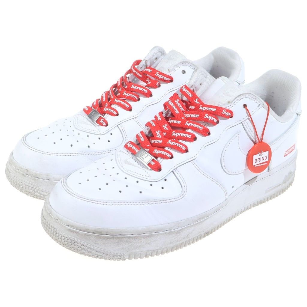 NIKE(ナイキ) ×SUPREME AIR FORCE 1 LOW シュプリーム エア フォース 1 ローカットスニーカーUS9/27.0cm ホワイト CU9225-100