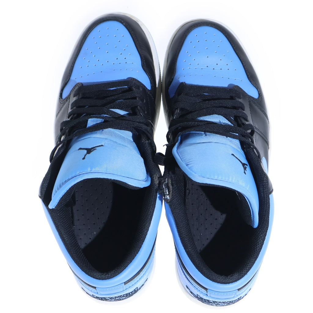 NIKE(ナイキ) AIR JORDAN 1 LOW UNIVERSITY BLUE 553558-041 エアジョーダン1 ローカットスニーカー ユニバーシティブルー ブラック/ブルー US11/29cm