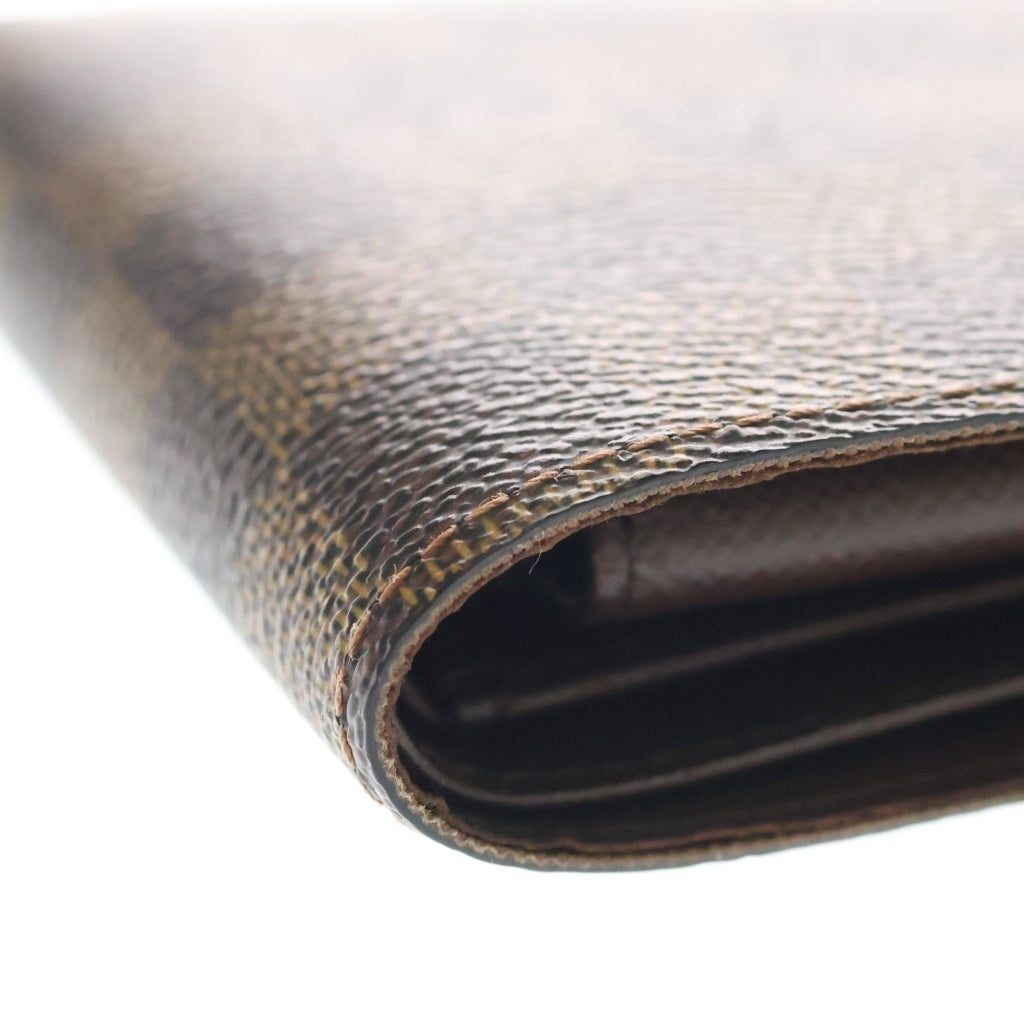 LOUIS VUITTON(ルイヴィトン) ダミエ・エベヌ キャンバスポルトフォイユ・マルコ ウォレット ブラウン N60895 レディース