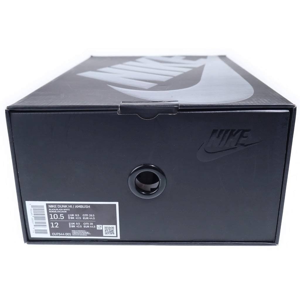 NIKE(ナイキ) ×AMBUSH DUNK HI BLACK CU7544-001 アンブッシュ ダンク ハイカットスニーカー ブラック/ホワイト US10.5/28.5cm