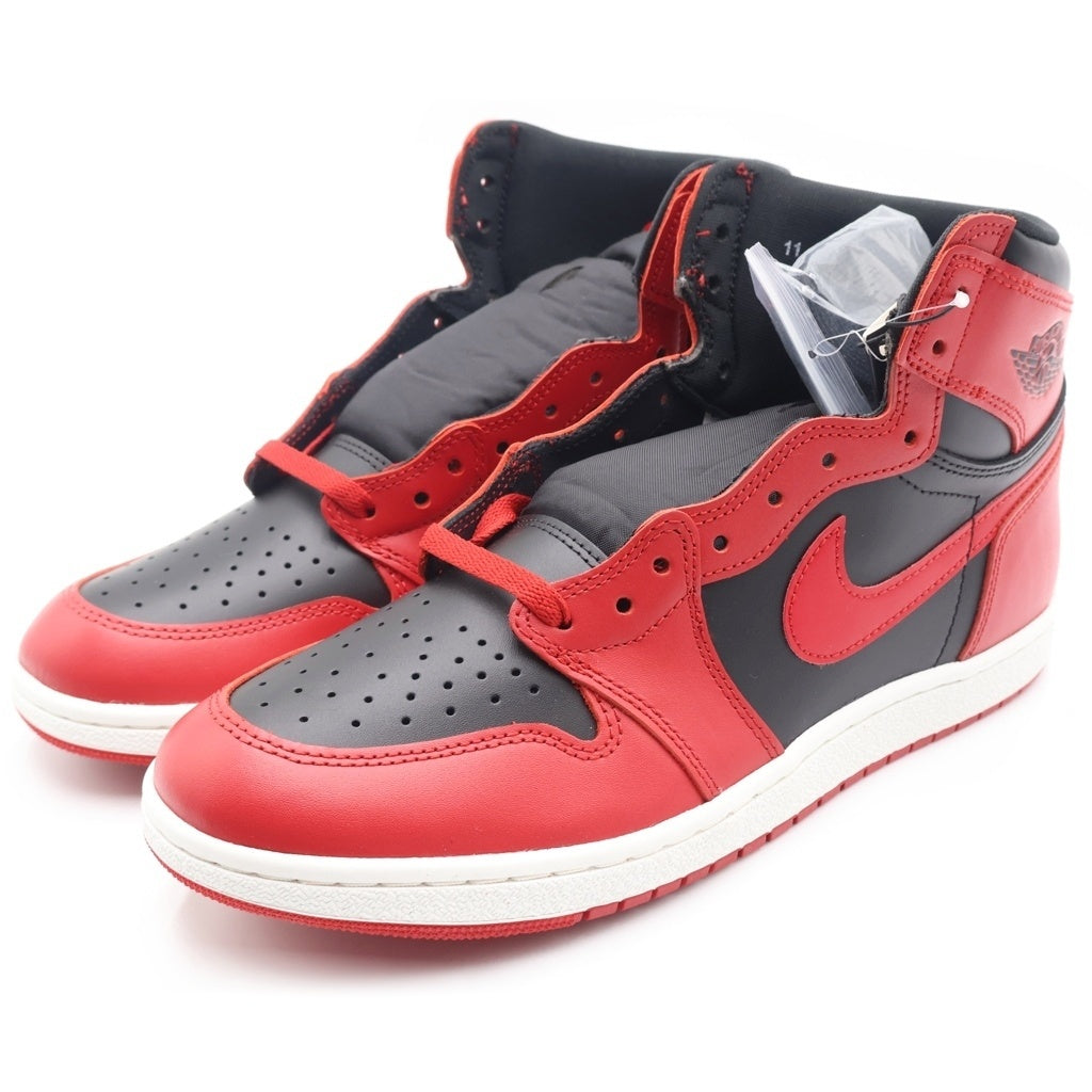 NIKE(ナイキ) AIR JORDAN 1 HIGH 85 VARSITY RED BQ4422-600 エアジョーダン 1 ハイ 85 バーシティレッド ハイカットスニーカー ブラック/レッド US11/29cm