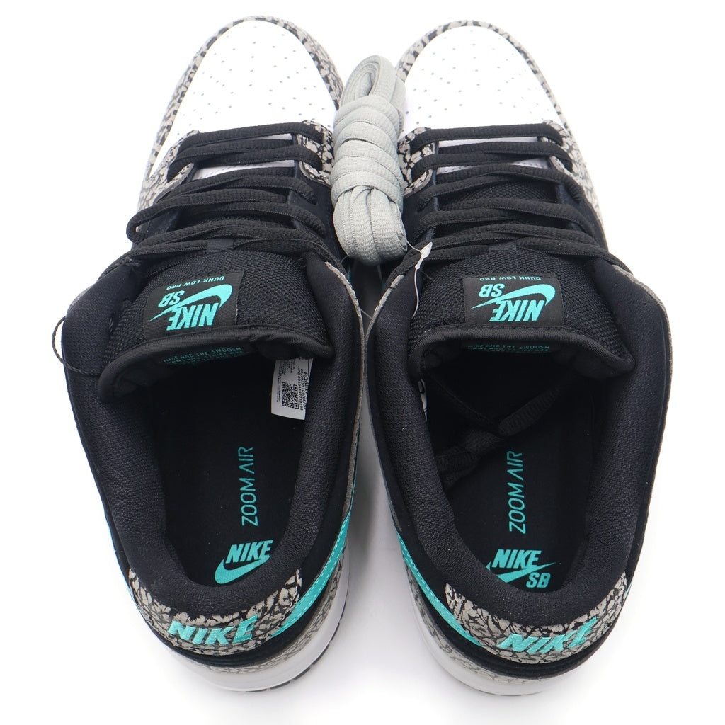 NIKE(ナイキ) DUNK LOW PRO SB ATMOS ELEPHANT BQ6817-009 ダンク ロー プロ エスビー アトモス ローカット スニーカー ブラック/グレー US11/29cm