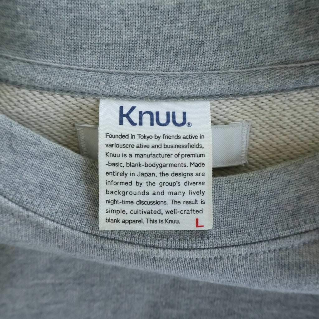 nonnative(ノンネイティブ) ×THE SHOEGAZER CREW NECK SWEAT シューゲイザー ロゴ刺繍 クルーネックスウェットトレーナー グレー