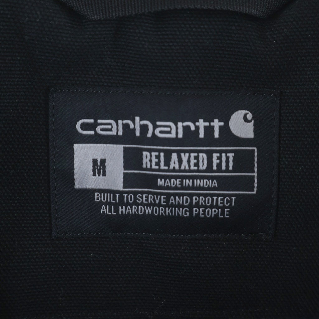 CARHARTT(カーハート) BLANKET-LINED DETROIT JACKET ロゴパッチ ジップアップ ブランケットライニング デトロイトジャケット ブラック 103828 BLK
