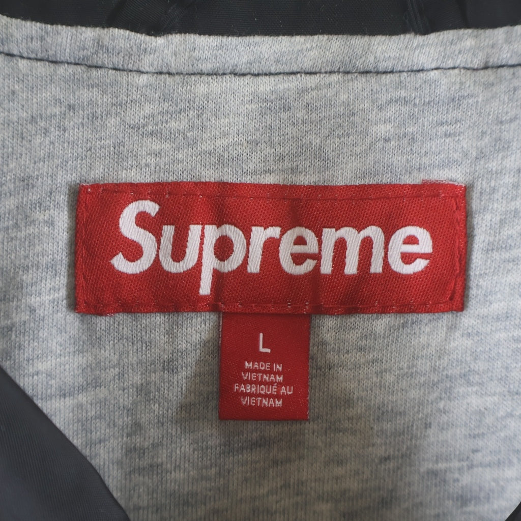 SUPREME(シュプリーム) 24AW Crest Coaches Jacket クレスト ロゴエンブロイダリー コーチジャケット ブラック