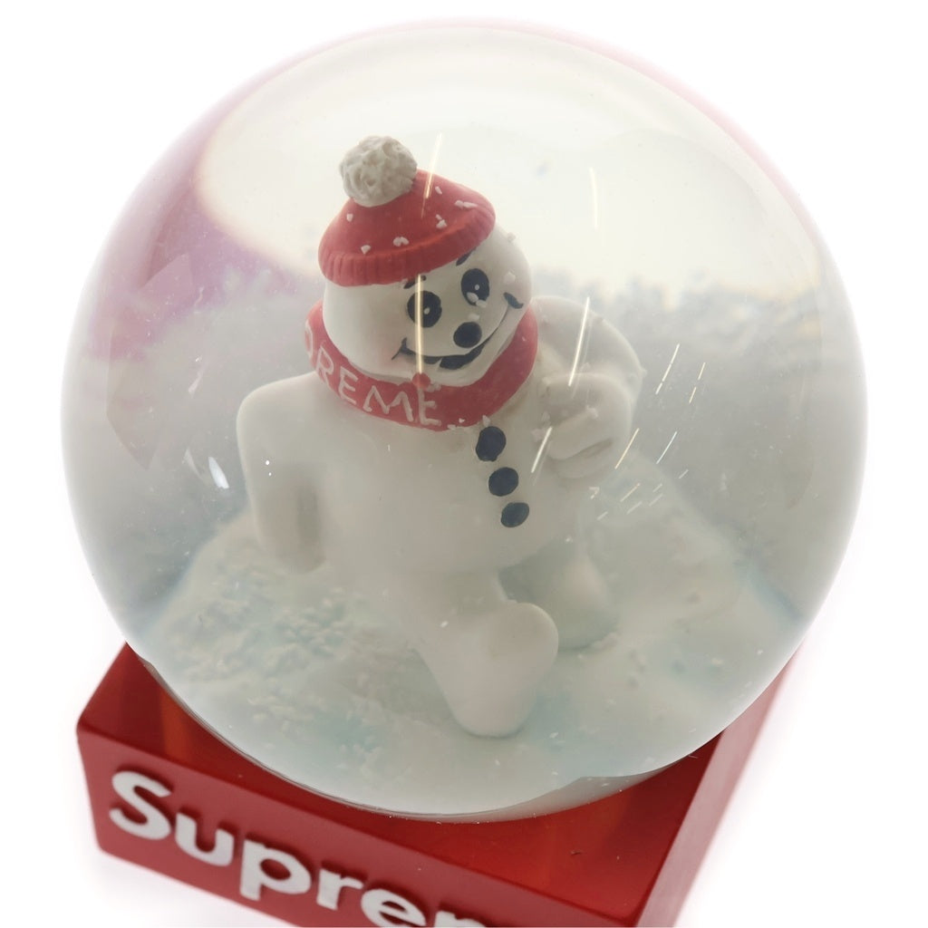 SUPREME(シュプリーム) 21AW Snowman Snowglobe Red スノーマン スノーグローブ スノードーム レッド ■