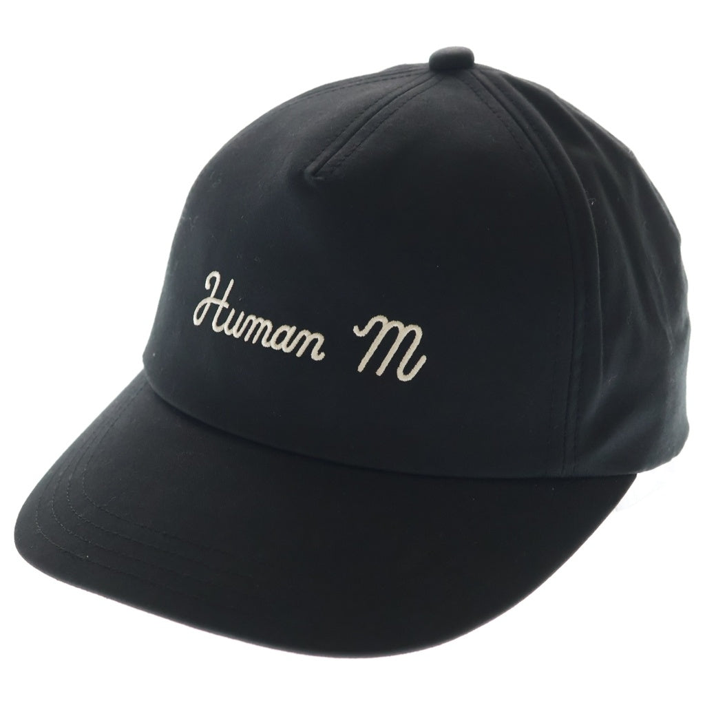 HUMAN MADE(ヒューマンメイド) 5PANEL TWILL CAP ロゴ刺繍 5パネル ベースボールキャップ 帽子 ブラック