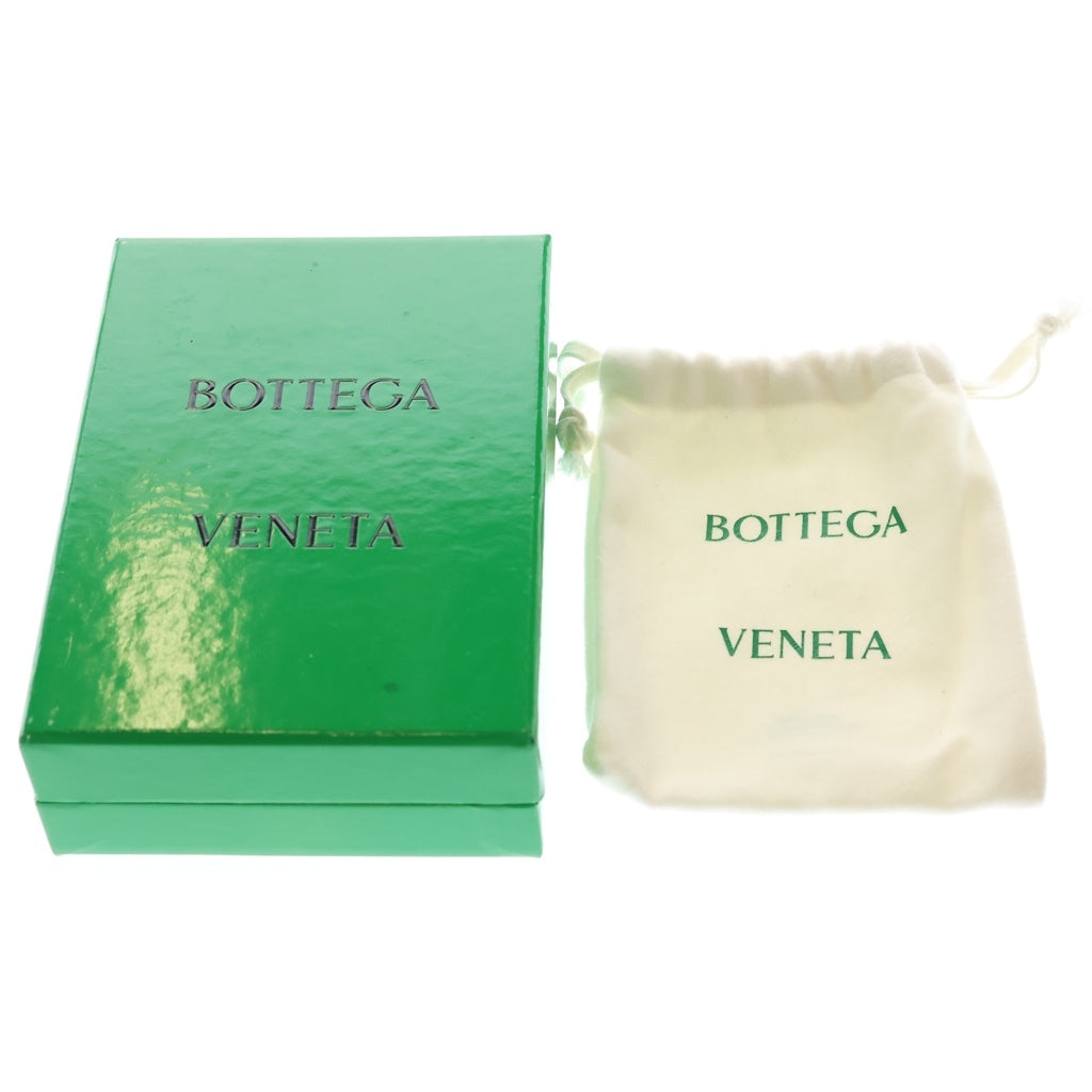 BOTTEGA VENETA(ボッテガヴェネタ) ノット トライアングル キーリング サンダー キーホルダー 651052 シルバー/ブラック