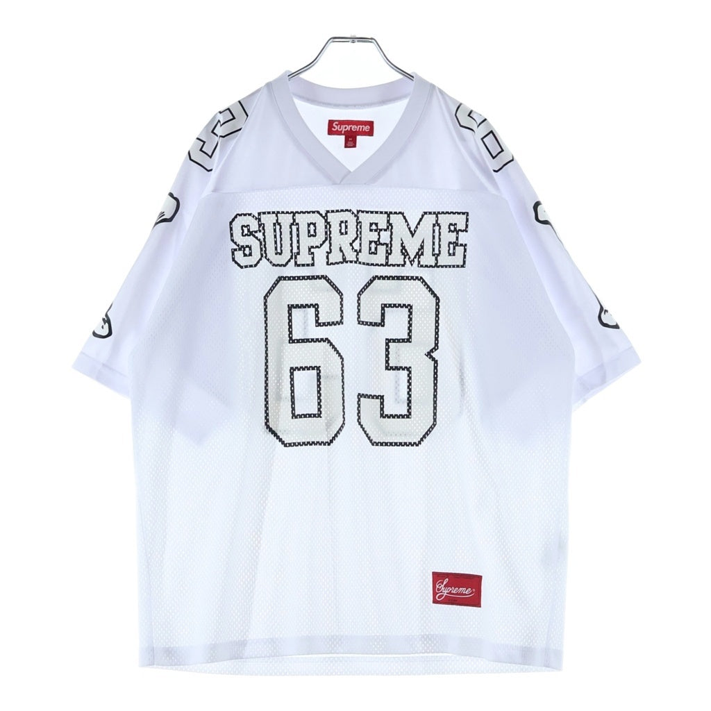 SUPREME(シュプリーム) 25AW Bones Football Jersey ボーン フットボール ジャージ メッシュ半袖シャツ ホワイト