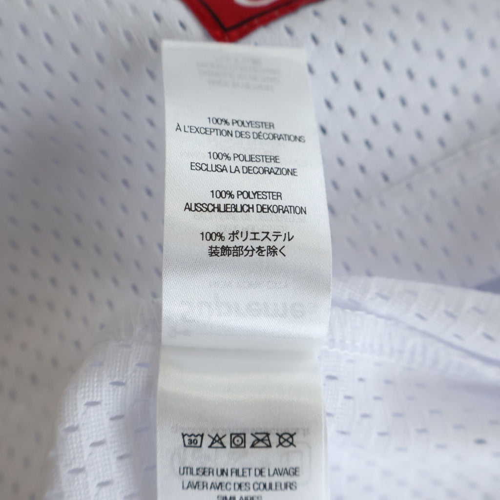 SUPREME(シュプリーム) 25AW Bones Football Jersey ボーン フットボール ジャージ メッシュ半袖シャツ ホワイト