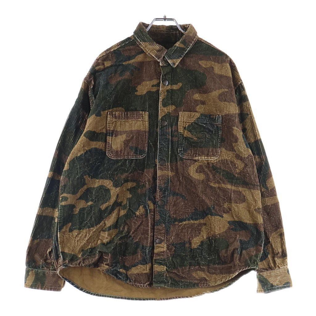 SUPREME シュプリーム 25AW Wide Wale Corduroy Snap Shirt Woodland Camoワイド ウォール コーデュロイ スナップシャツ ブラウン SUPREME(シュプリーム) 25AW Wide Wale Corduroy Snap Shirt Woodland