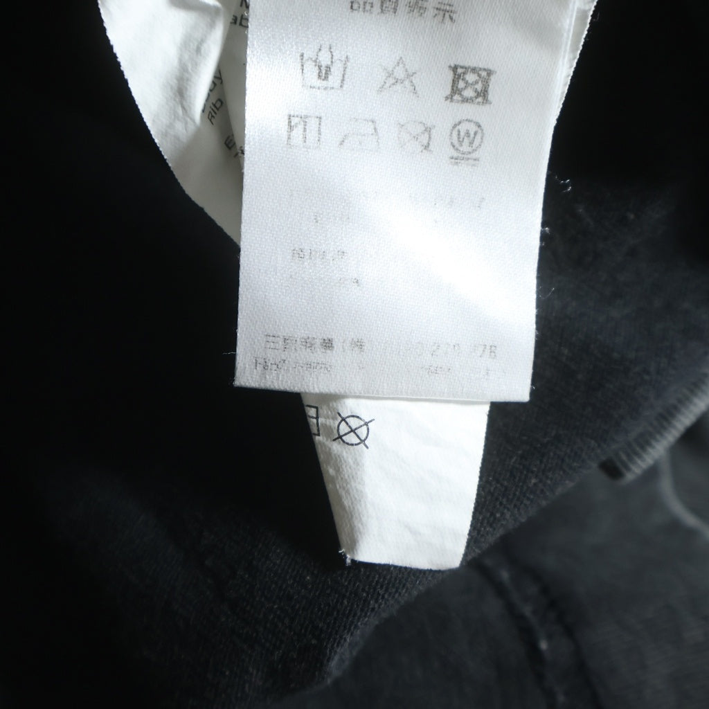 ALEXANDER WANG(アレキサンダーワン) ワンポイントロゴ クルーネック長袖Tシャツカットソー ロングスリーブ ロンT グレー UCC3211013