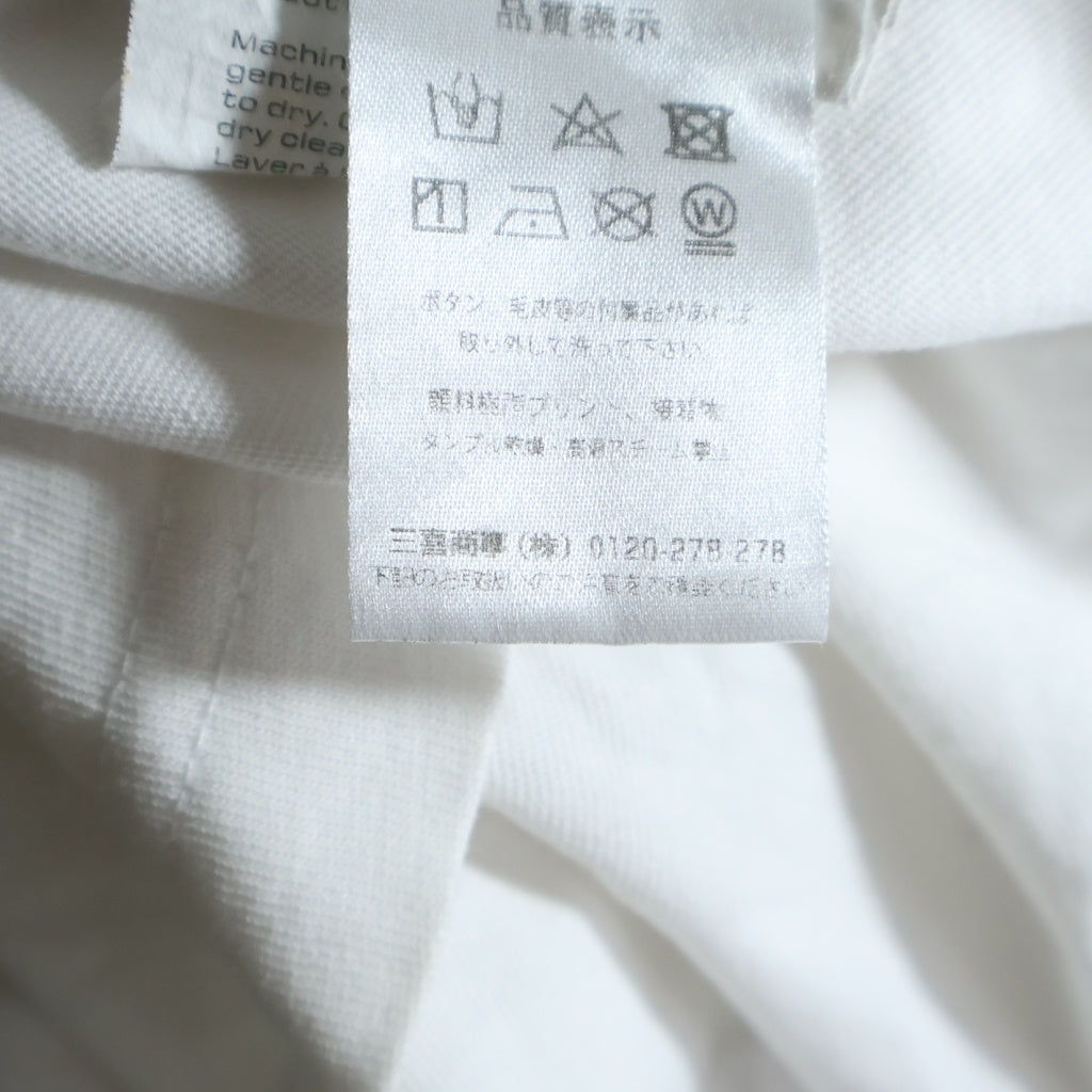 ALEXANDER WANG(アレキサンダーワン) ワンポイントロゴ クルーネック長袖Tシャツカットソー ロングスリーブ ロンT ホワイト UCC3211013