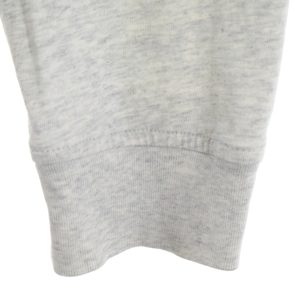 ALEXANDER WANG(アレキサンダーワン) ウォッシュ加工 ワンポイントロゴ クルーネック長袖Tシャツカットソー ロングスリーブ ロンT グレー UCC3221537