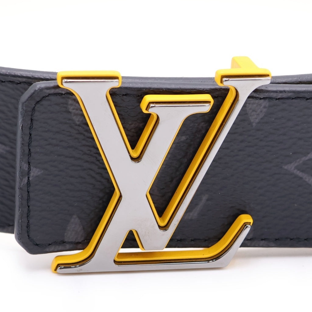 LOUIS VUITTON(ルイヴィトン) エクリプス エピ サンチュール LVイニシャル リバーシブル ベルト ブラック/イエロー M0263 レディース