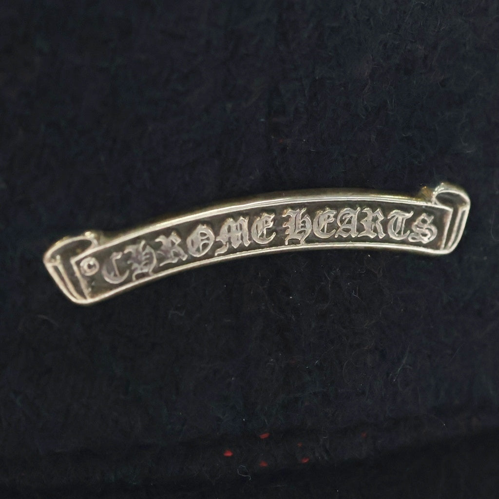 CHROME HEARTS(クロムハーツ) Cashmere Bucket Hat CHロゴ スクロールラベルパッチ付き カシミヤ バケットハット ブラック