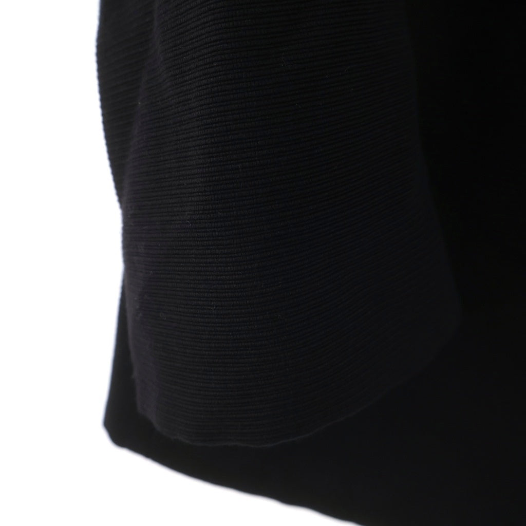 JULIUS(ユリウス) 14SS HIGH NECK JACKET コットン×シルク ハイネックテーラードジャケット ブラック 457JAM4