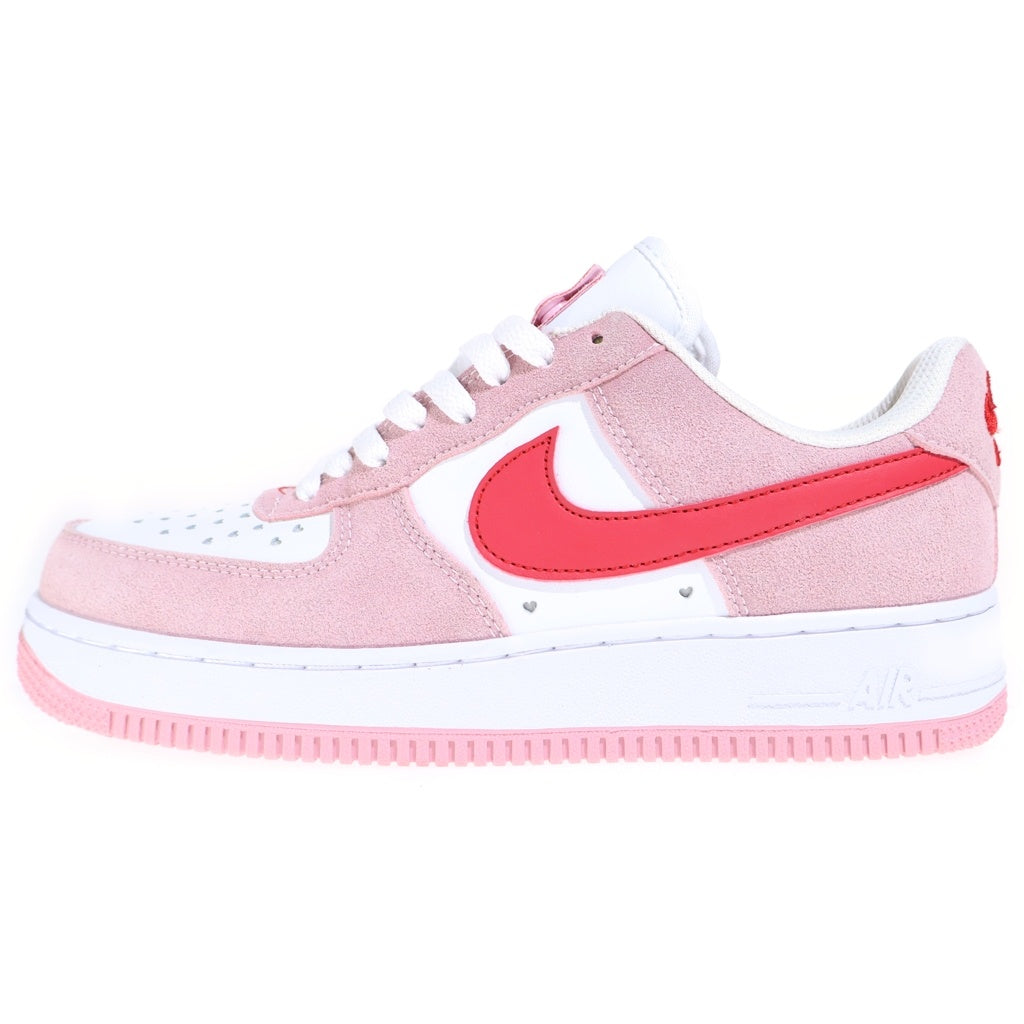 NIKE ナイキ IR FORCE 1 '07 QS VALENTINES DAY エア フォース バレンタインデー ローカットスニーカー シューズ DD3384-600 25cm/US7 ホワイト/ピンク NIKE(ナイキ) IR FORCE 1 '07 QS VALENTINES DAY エア フォース