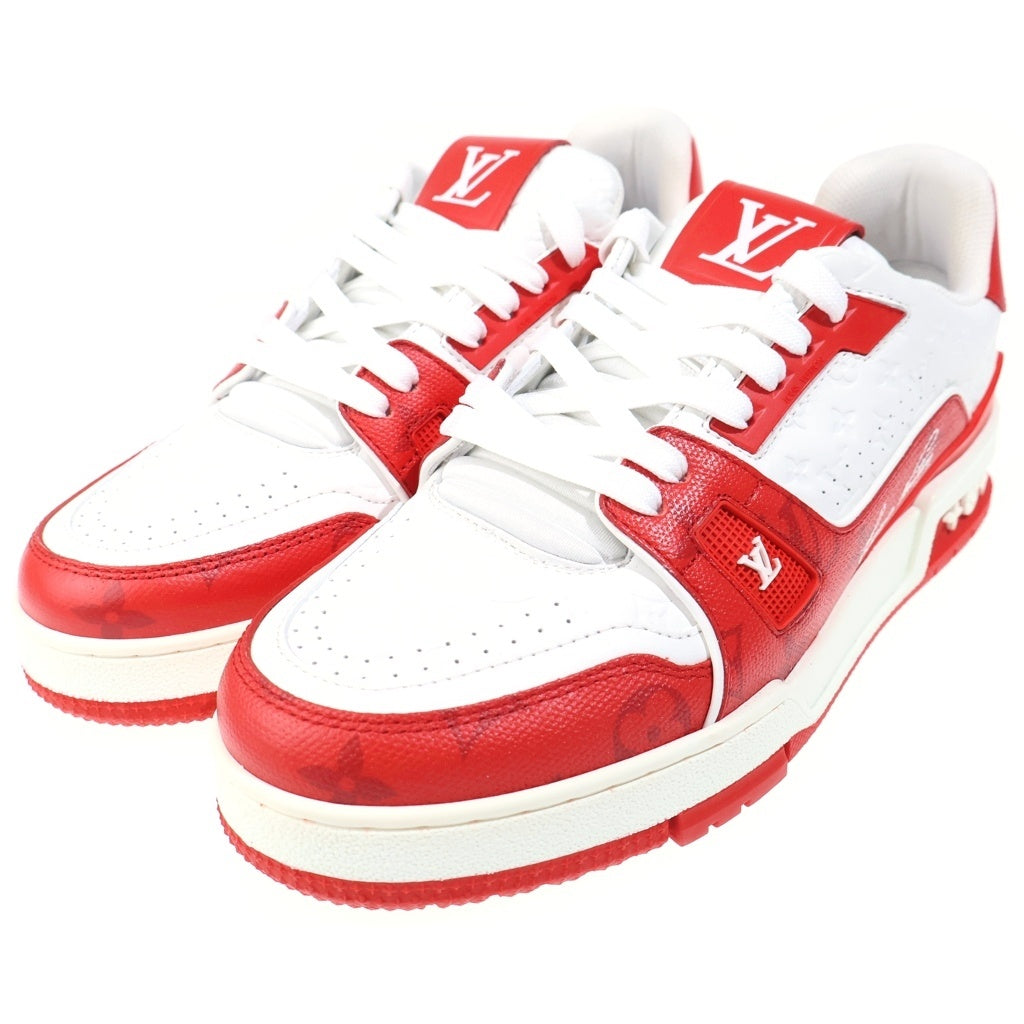 LOUIS VUITTON(ルイヴィトン) 22年製 LVTrainer Mini monogram Red #54 LVトレーナー ラインロー ミニモノグラムレッド ローカットスニーカー レッド 1AANFH