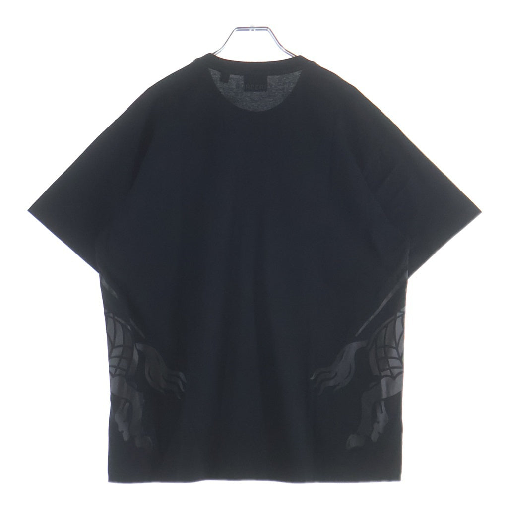 BURBERRY(バーバリー) 24SS Logo Print T-Shirt Black ロゴプリント オーバーサイズ クルーネック半袖Tシャツ ブラック 8065183