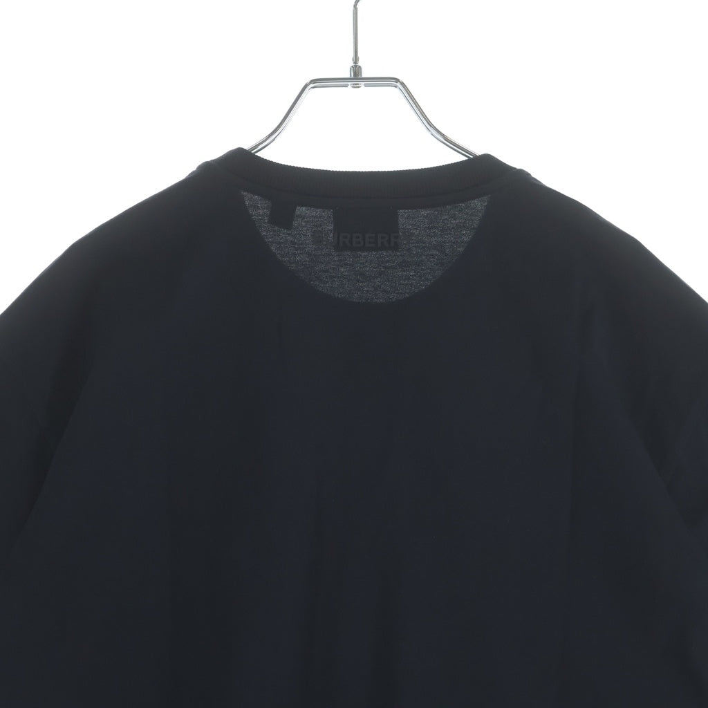 BURBERRY(バーバリー) 24SS Logo Print T-Shirt Black ロゴプリント オーバーサイズ クルーネック半袖Tシャツ ブラック 8065183
