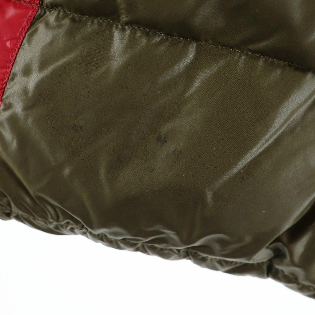 MONCLER(モンクレール) BENJAMIN REVERSIBLE DOWN JACKET 42400 ベンジャミン リヴァーシブル ダウンジャケット レッド/カーキ