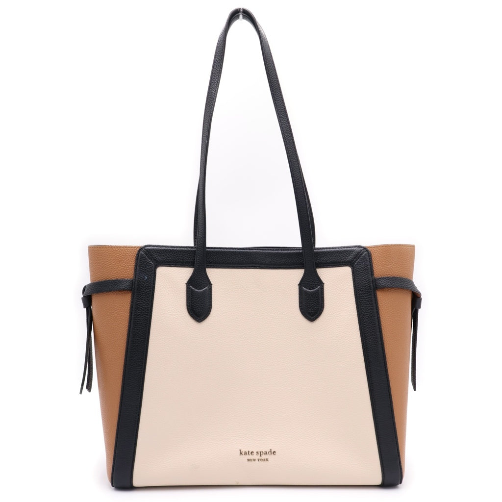 Kate Spade(ケイトスペード) ノット カラーブロック ぺブル レザー 