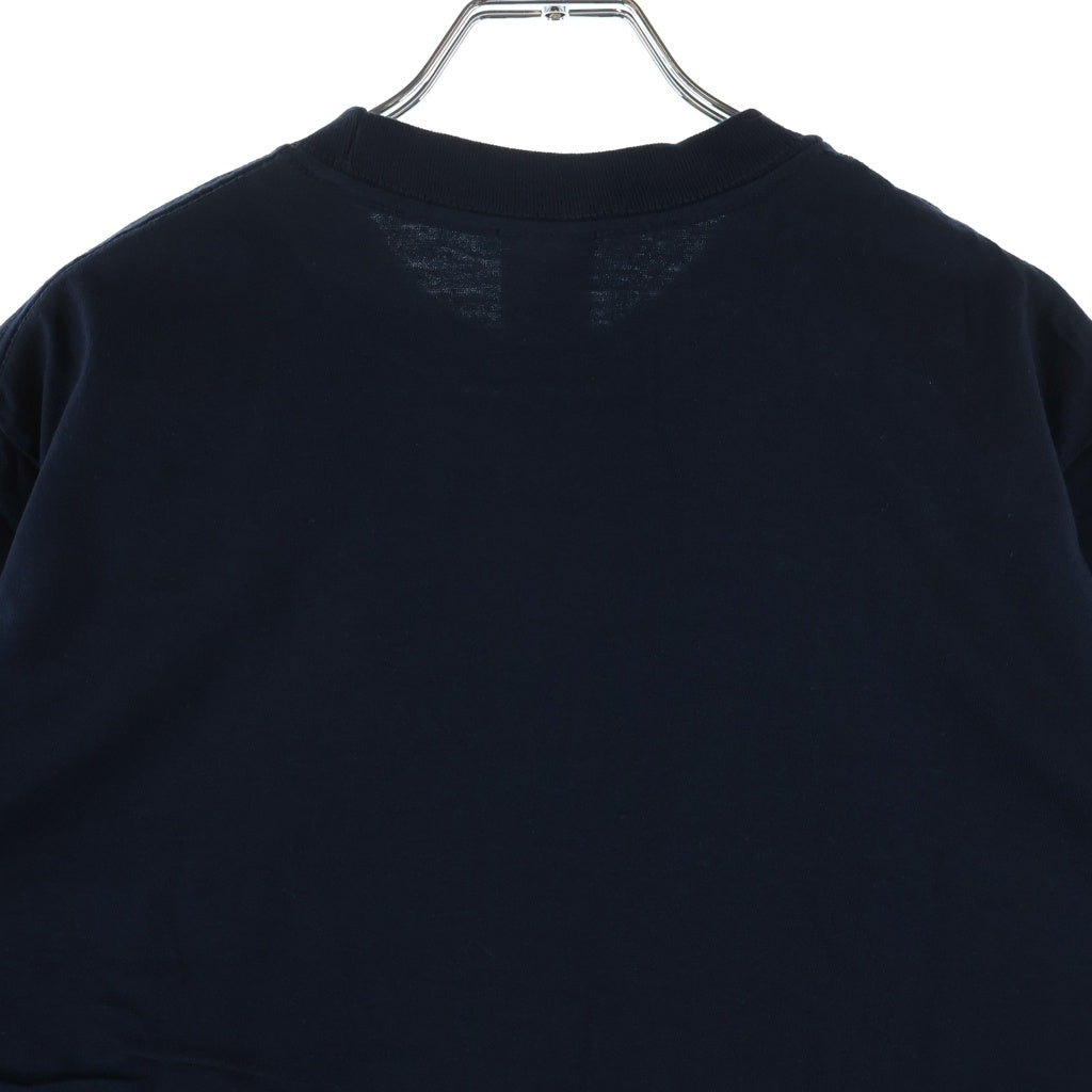 SUPREME(シュプリーム) 20AW Cross Box Logo Tee クロスボックスロゴ プリント クルーネック半袖Tシャツ カットソー ネイビー