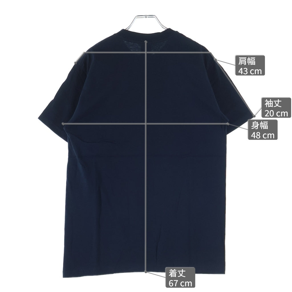 SUPREME(シュプリーム) 20AW Cross Box Logo Tee クロスボックスロゴ プリント クルーネック半袖Tシャツ カットソー ネイビー