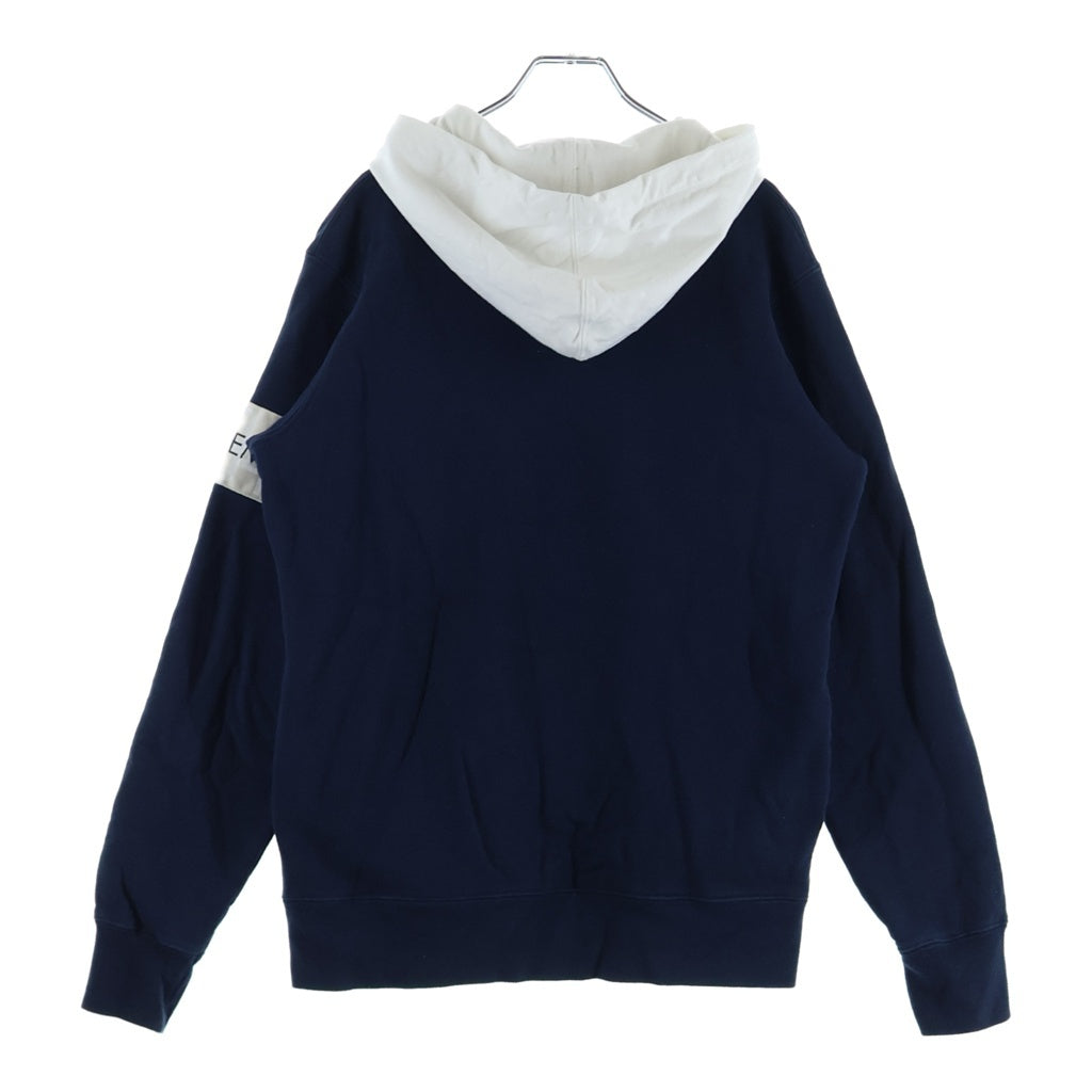 SUPREME(シュプリーム) 16SS 2-Tone Hooded 2トーン プルオーバーパーカー フーディー ネイビー/ホワイト
