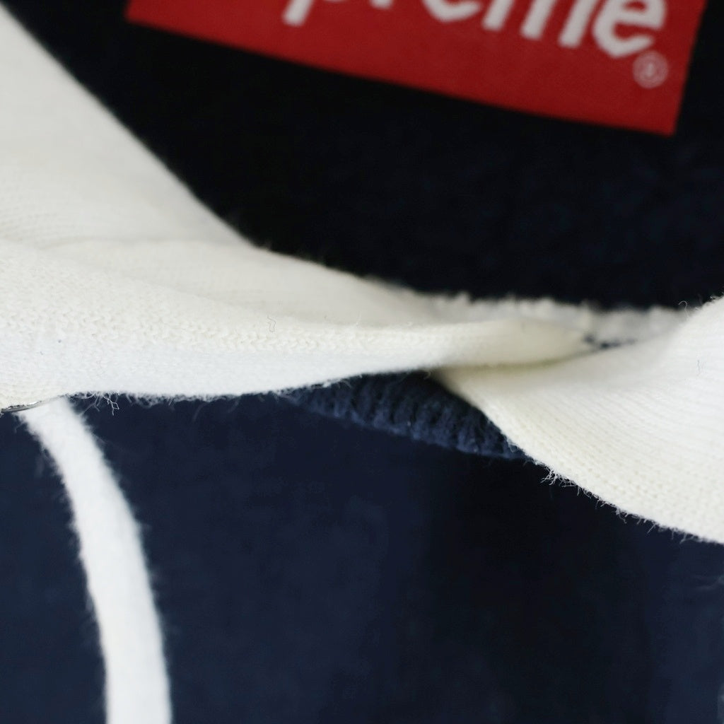 SUPREME(シュプリーム) 16SS 2-Tone Hooded 2トーン プルオーバーパーカー フーディー ネイビー/ホワイト